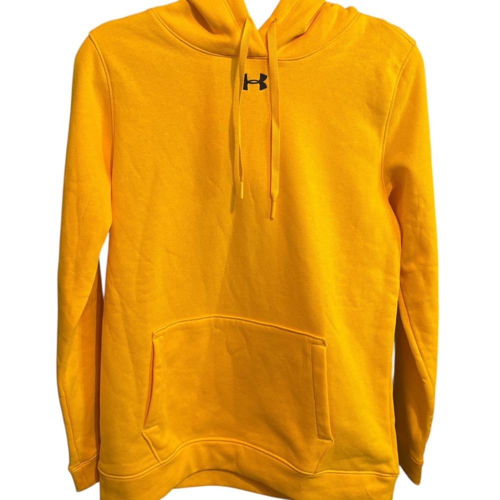 Under Armour Yellow Athletic Cold Weather Hoodie